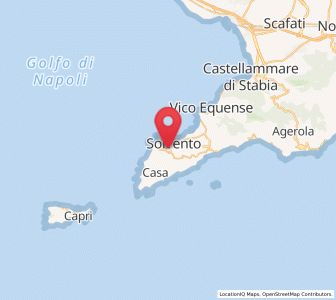 Map of Priora, Campania