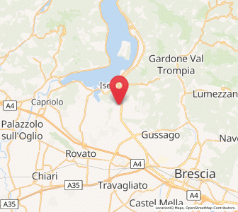 Map of Provezze, Lombardy