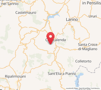 Map of Provvidenti, Molise