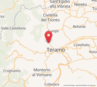 Map of Putignano, Abruzzo