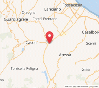 Map of Quadroni-Fontolfi-Impicciaturo-Maligni, Abruzzo