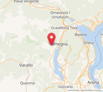 Map of Quarna Sopra, Piedmont