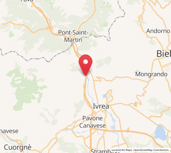 Map of Quassolo, Piedmont