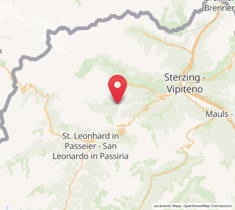Map of Racines, Trentino-Alto Adige