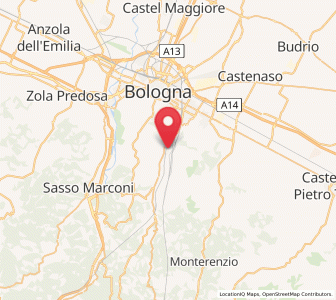 Map of Rastignano-Carteria di Sesto, Emilia-Romagna