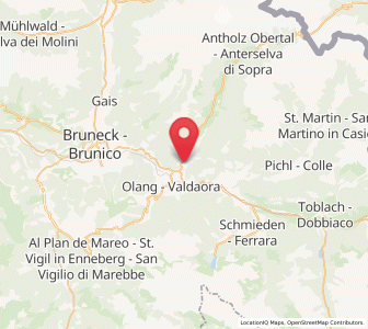 Map of Rasun Anterselva - Rasen-Antholz, Trentino-Alto Adige
