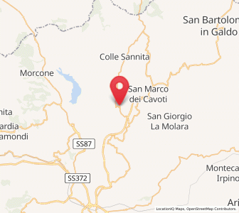 Map of Reino, Campania