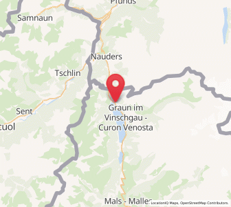 Map of Resia, Trentino-Alto Adige