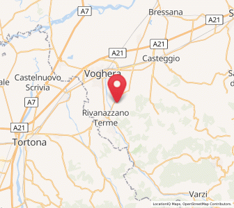 Map of Retorbido, Lombardy