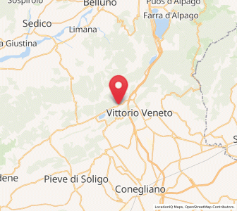 Map of Revine, Veneto