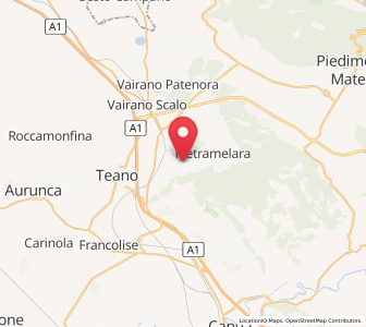 Map of Riardo, Campania