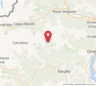 Map of Rimella, Piedmont