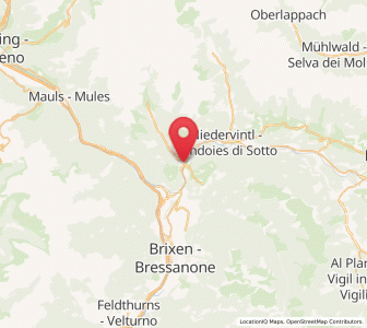 Map of Rio di Pusteria, Trentino-Alto Adige