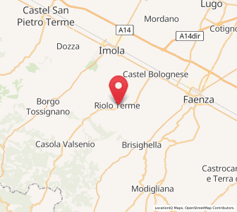 Map of Riolo Terme, Emilia-Romagna