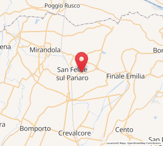 Map of Rivara, Emilia-Romagna
