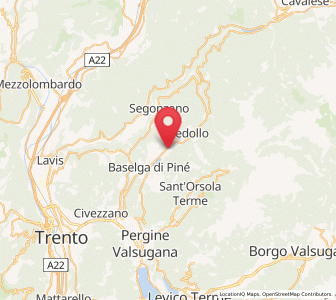Map of Rizzolaga-Campolongo, Trentino-Alto Adige