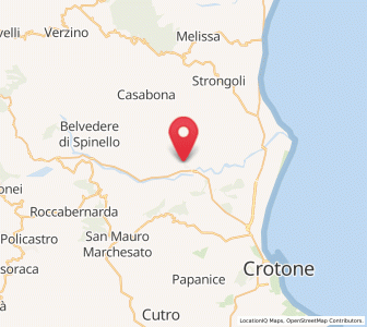 Map of Rocca di Neto, Calabria
