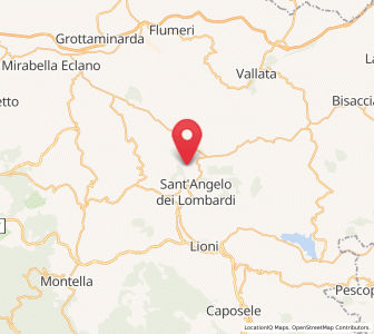 Map of Rocca San Felice, Campania