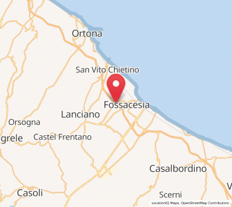 Map of Rocca San Giovanni, Abruzzo