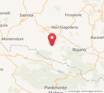 Map of Roccamandolfi, Molise
