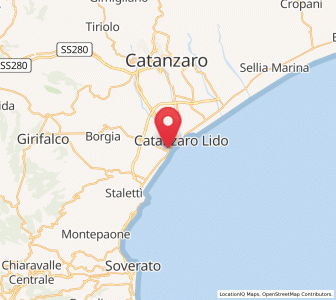 Map of Roccelletta, Calabria