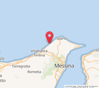 Map of Rodia-S.saba, Sicily
