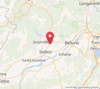 Map of Roe Alte, Veneto