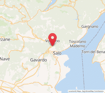 Map of Roè, Lombardy
