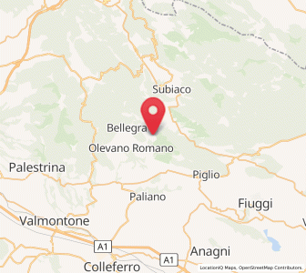 Map of Roiate, Lazio