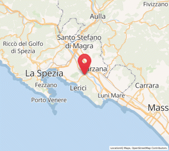 Map of Romito Magra, Liguria
