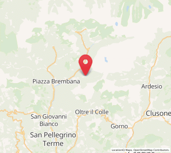Map of Roncobello, Lombardy