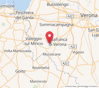 Map of Rosegaferro, Veneto