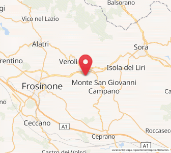 Map of Rotabile, Lazio