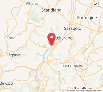 Map of Roteglia, Emilia-Romagna