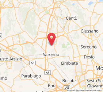 Map of Rovello Porro, Lombardy