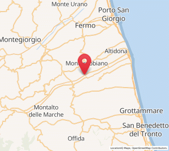 Map of Rubbianello, The Marches