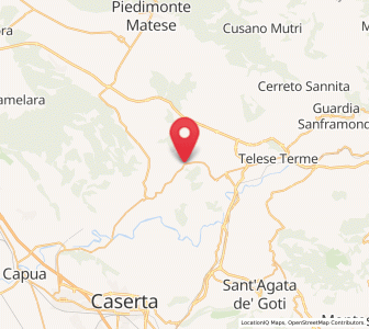 Map of Ruviano, Campania
