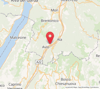 Map of Sabbionara, Trentino-Alto Adige
