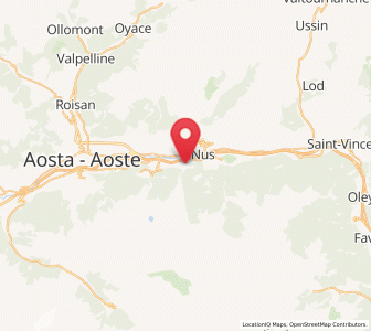 Map of Saint Marcel, Aosta Valley