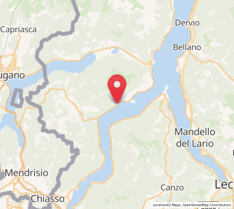 Map of Sala Comacina, Lombardy
