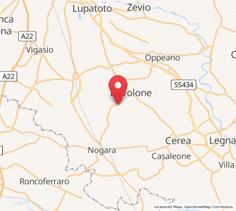 Map of Salizzole, Veneto