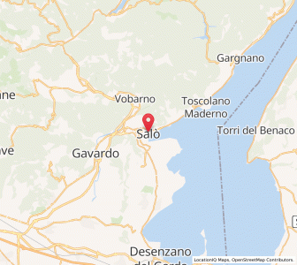 Map of Salò, Lombardy