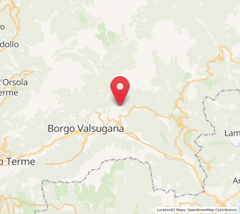 Map of Samone, Trentino-Alto Adige