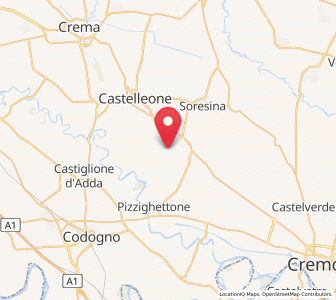 Map of San Bassano, Lombardy