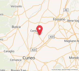 Map of San Biagio, Piedmont