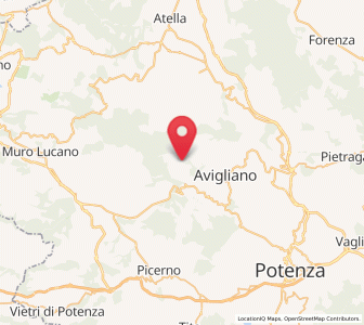 Map of San Cataldo, Basilicate