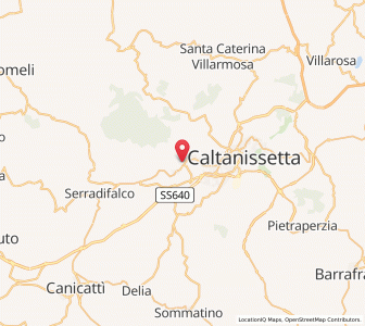 Map of San Cataldo, Sicily