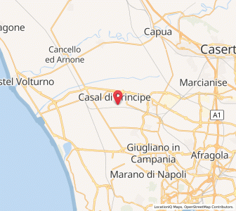 Map of San Cipriano d'Aversa, Campania