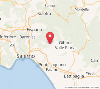 Map of San Cipriano Picentino, Campania
