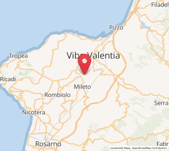 Map of San Costantino Calabro, Calabria